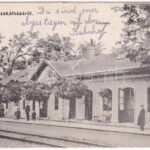 Szakálháza, Sacalaz; vasútállomás / Bahnhof / railway station + 'K.u.K. Inf. Baon. 2/92 2. Marsch-Komp.' (EB)