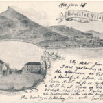 1904 Világos, Siria; várrom, utca. Weber J. kiadása / castle ruins, street view. Art Nouveau, floral (EM)