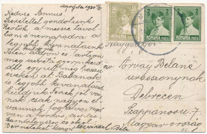 1930 Margitta, Marghita; Horváth tőzsde / Debit de tutun / shop. photo (lyuk / pinhole) - Image 2