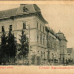 Marosvásárhely, Targu Mures; Igazságügyi palota. Reichardsperg kiadása / Palace of Justice (vágott / cut)