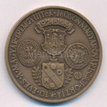 Garamkeszi János (1936-) 1985. '10 éves a MÉE Mosonmagyaróvári Csoportja / Szigetközi Napok' bronz emlékérem (42,5mm) T:1- Adamo NM1 - Image 2