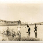 1928 Óbarok (Bicske), Nagy halas tó. Kühtreiber Jenő photo