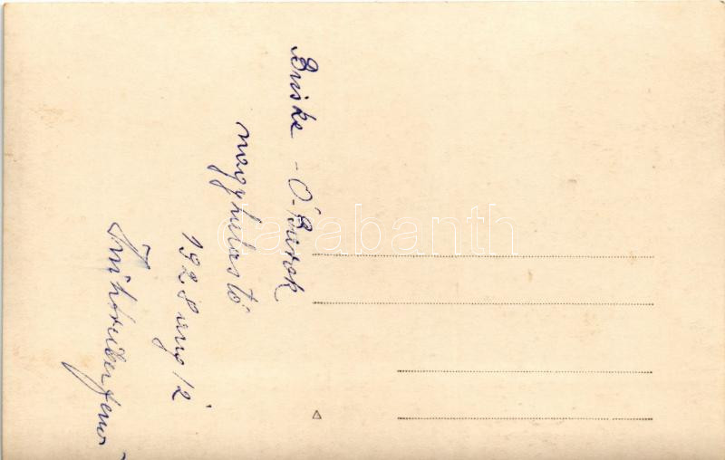 1928 Óbarok (Bicske), Nagy halas tó. Kühtreiber Jenő photo - Image 2