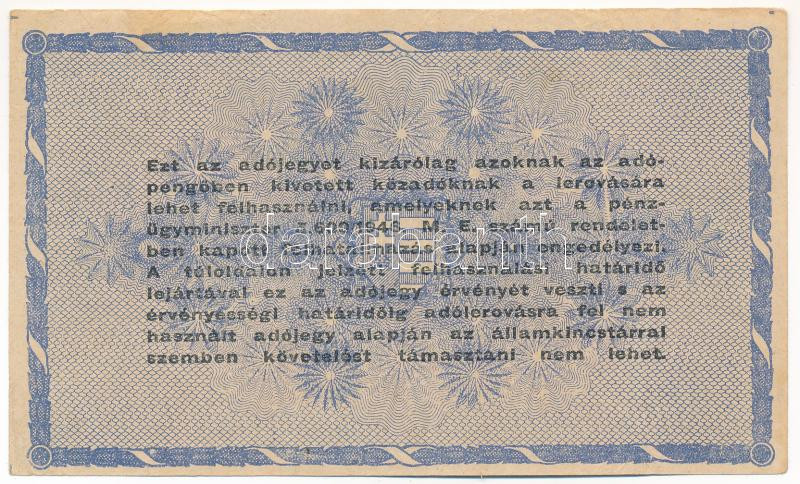 1946. 10.000.000AP vízjeles papíron, fordított címerrel T:III apró kis tűlyukak Adamo P54 - Image 2