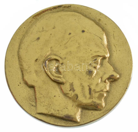 DN 'Bartók' egyoldalas bronz emlékérem (92mm) T:1-