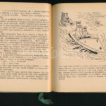 Országh György: Kis család a nagy vízen. Bp., 1958., Bibliotheca. A borító és az illusztrációkat Endrődi István rajzolta. Kiadói félvászon-kötés, kissé kopott borítóval, volt könyvtári példány. - Image 2