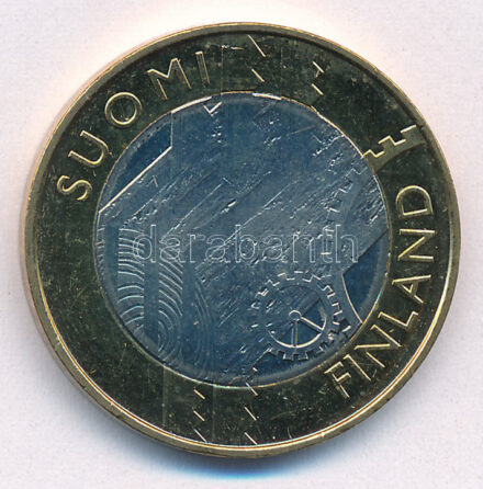 Finnország 2011. 5E 'Uusimaa' kapszulában T:1- Finland 2011. 5 Euro 'Uusimaa' in capsule C:AU