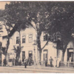 1925 Dunaszerdahely, Dunajská Streda; Nadrazi / vasútállomás, vasutasok. Brunner Adolf kiadása / railway station, railwaymen
