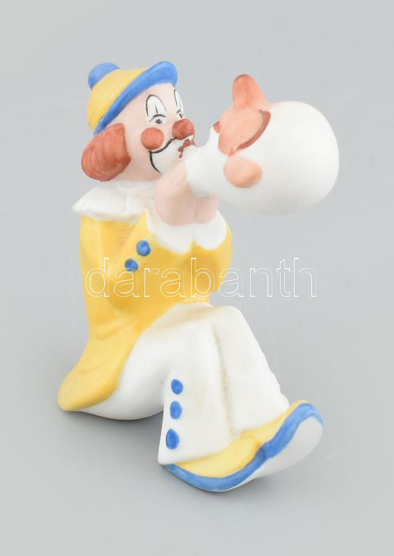 Hutschenreuter Bohóc, jelzett, hibátlan, m: 8 cm