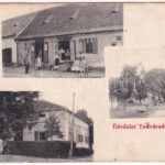 Tótvárad, Varadia de Mures; utca, Kohn Sámuel üzlete és saját kiadása / street view, publisher's shop (EB)