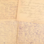 1940 M. Kir. 207/3. KLGS Munkás Század pecsétjével ellátott tábori postai levelezőlapok Kohn Sándornénak címezve, 22 db + 1 db boríték - Image 2