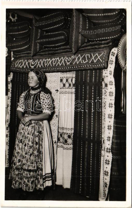 Magyarvista, Vista, Vistea; menyasszony, erdélyi folklór. Lepage Lajos kiadása / Transylvanian folklore, bride