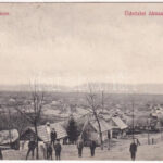 1913 Aknasugatag, Ocna Sugatag; Bányatelep látképe. Wizner és Dávid kiadása / mine colony
