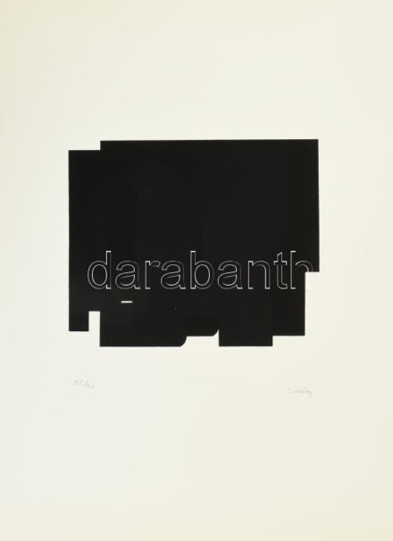 Hetey Katalin (1924-2010): Rész egész. Szitanyomat, papír. Jelzett. Számozott (23/40). Lapméret: 54x43 cm / Screenprint on paper, signed, numbered (23/40).