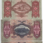 1920. 20f (2x) + 50f + 1930. 100P (2xklf) + 1932. 50P + 1936. 10P (2x) + 1939. 5P + 1941. 20P T:II--III- közte folt - Image 4