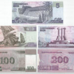 Észak-Korea 2002-2013. 5W-5000W (10xklf) MINTA felülbélyegzéssel és '0000000' sorszámmal T:I,I- North Korea 2002-2013. 5 Won - 5000 Won (10xdiff) with 'SPECIMEN' overprint and '0000000' serial C:UNC,AU - Image 2