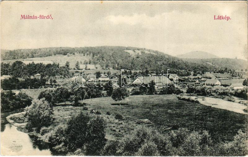 Málnásfürdő, Malnas Bai; látkép / general view, spa (EK)