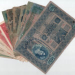 1902-1917. 1K-1000K (12xklf) közte több felülbélyegzéssel T:II--IV közte ragasztás, szakadás, folt, anyaghiány - Image 2