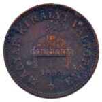 1892KB 1f bronz Körmöcbánya T:2 több durva ph. Hungary 1892KB 1 Fillér bronze Kremnitz C:XF hard edge errors Adamo K1