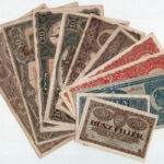 1920-1923. 20f-500K (12xklf) T:III,III- közte folt, szakadás, anyaghiány