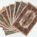 1920-1923. 20f-500K (12xklf) T:III,III- közte folt, szakadás, anyaghiány - Image 2