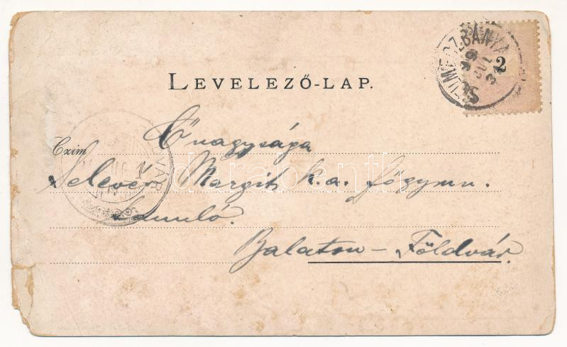 1899 (Vorläufer) Selmecbánya, Banská Stiavnica; Felsőróna nyaraló. Joerges / villa (b) - Image 2