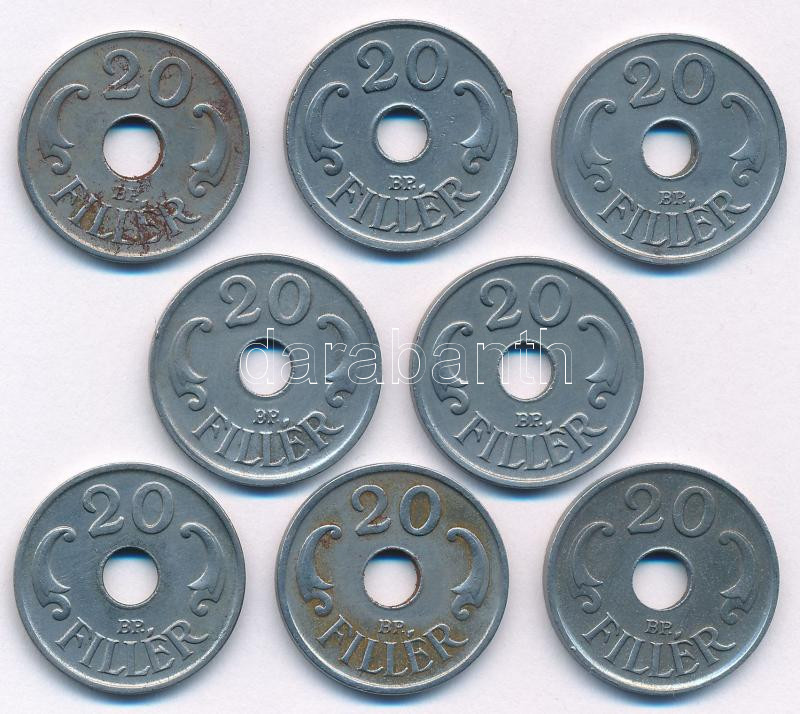 1941. 20f Fe (8x) T:1- patina