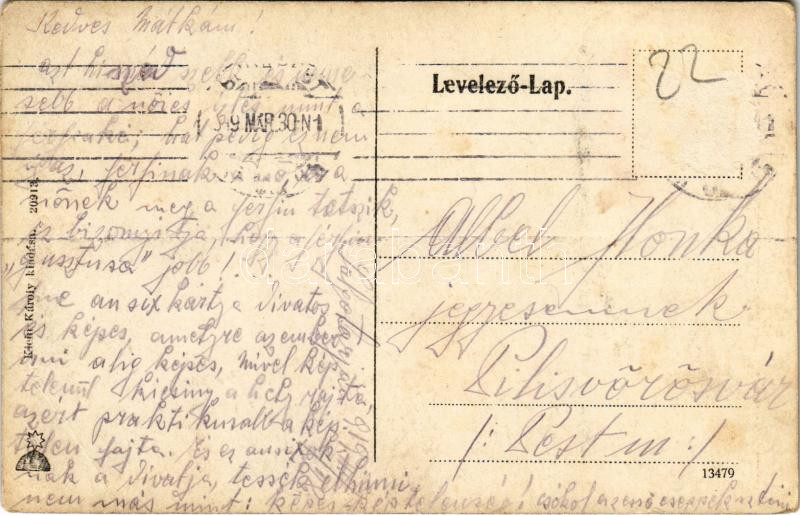 1919 Salgótarján, Somlyói vasbeton híd, vasúti híd. Klein Károly kiadása (EB) - Image 2