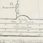 1786 Louis Brion de la Tour (1743-1830): 'La Hongrie avec les Provinces adja centes: formant tout ensemble 2. Grandes Provinces Eclesiastiques.' Magyarország térképe, In: Brion de la Tour: Atlas General Civil, et Ecclesiastique..., kézzel - Image 4