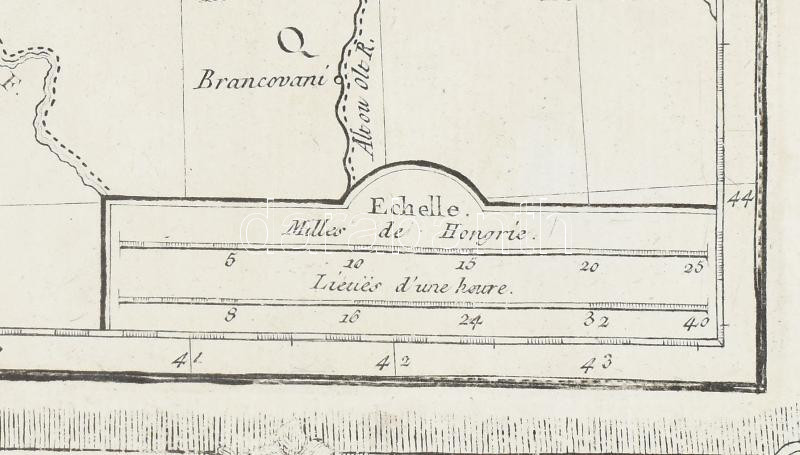 1786 Louis Brion de la Tour (1743-1830): 'La Hongrie avec les Provinces adja centes: formant tout ensemble 2. Grandes Provinces Eclesiastiques.' Magyarország térképe, In: Brion de la Tour: Atlas General Civil, et Ecclesiastique..., kézzel - Image 4