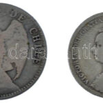 Nagy-Britannia 1888. 6p 'Viktória' (2,61g) + Chile 1920. 20c Ag T:3,3- Great Britain 1888. 6 Pence 'Victoria' (2,61g) + Chile 1920. 20 Centavos Ag C:F,VG