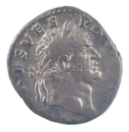 Római Birodalom / Róma / Vespasianus 71. Denár Ag (2,99g) T:2,2- Roman Empire / Rome / Vespasianus 71. Denarius Ag '[IMP C]AES VESP A[VG P M] / AVG[VR] - TRI PO[T]' (2,99g) C:XF,VF RIC II 43.
