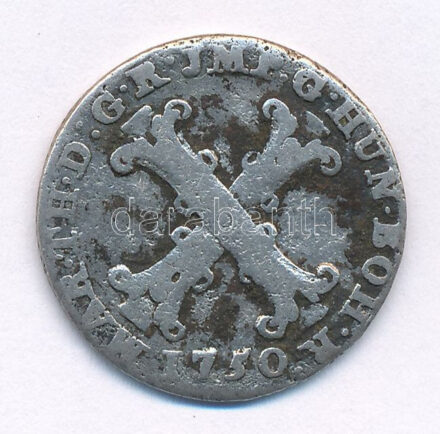 Osztrák Németalföld 1750. 20L Ag 'Mária Terézia' (4,03g) T:2- patina Austrian Nethrlands 1750. 20 Liard Ag 'Maria Theresia' (4,03g) C:VF patina