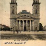 Szatmárnémeti, Szatmár, Satu Mare; Római katolikus székesegyház. Reizer János kiadása / cathedral (r)