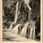 Stájerlak, Steierlak, Stájerlakanina, Steierdorf, Anina; Koronini-vízesés. Hollschütz F. kiadása / Koronini Wasserfall / waterfall (EB)