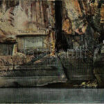 1916 Orsova, Kazán-szoros, Traján tábla / Kasanenge, Trajantafel / Cazane, Tabula Traiana / gorge, monument (EK)