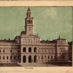 1901 Arad, Városháza. Lengyel L. műintézete / town hall (EK)