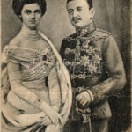 1917 IV. Károly és Zita királyné + 'Zita-Kórház katonai ápolási ügy' (fa)