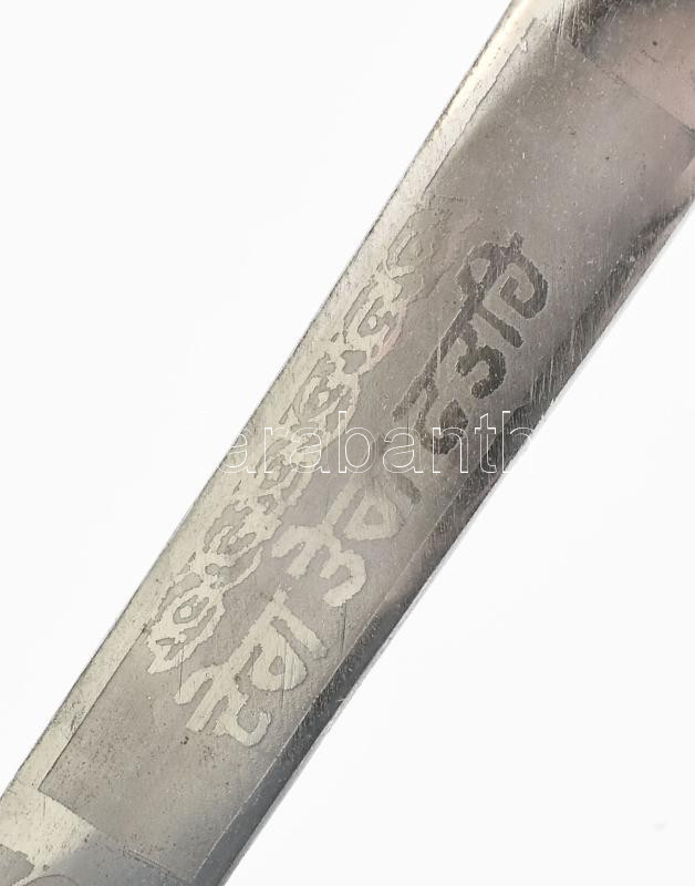 Indiai díszkard, kopott, sérült, h: 94 cm - Image 3