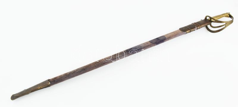 Indiai díszkard, kopott, sérült, h: 94 cm - Image 4