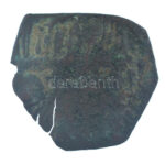 ~10-11. századi bizánci rézpénz T:3 patina, repedés ~Byzantine copper coin from the ~10-11. century C:F patina, cracked - Image 2