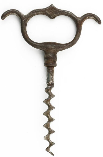 Régi, galléros dugóhúzó XIX. sz. 13 cm