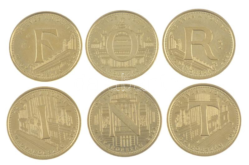 2021. 5Ft Cu-Ni-Zn '75 éves a Forint' (6xklf) T:1-