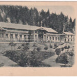 Tusnád, Tusnad; Meleg fürdő. Nagylaki Mór kiadása / spa (ázott / wet damage)