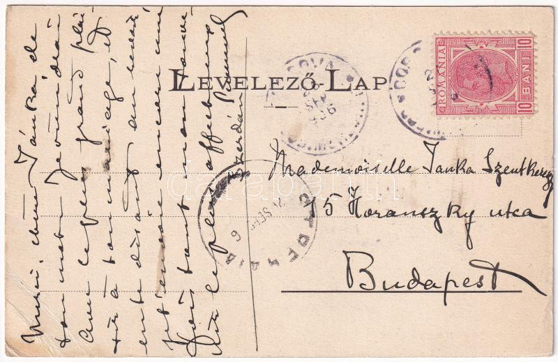 1906 Vajdahunyad, Hunedoara; vár. Adler fényirda / cetatea / castle (EB) - Image 2