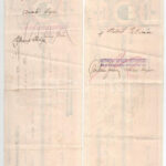 Battonya ~1929-1931. 6db-os kitöltött váltó tétel vízjeles papír, bélyegekkel, 'Battonyai Népbank Szövetkezet' bélyegzésekkel, T:III - Image 4