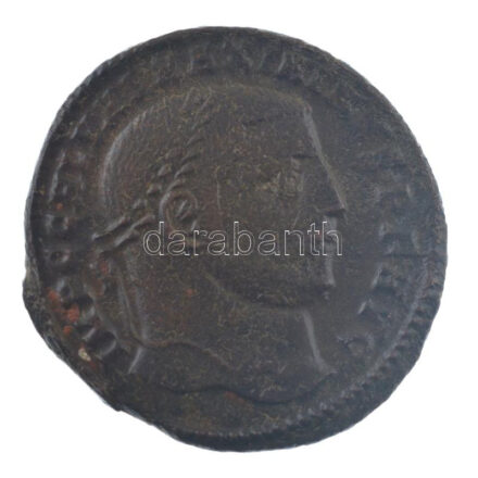 Római Birodalom / Nicomedia / II. Maximinus 310-311. AE Follis bronz (5,59g) T:2,2- patina Roman Empire / Nicomedia / Maximinus II 310-311. AE Follis bronze ' IMP C GAL VAL MAXIMINVS P F AVG / GENIO AVGVSTI CMH - SMN gamma' (5,59g) C:XF,VF patina