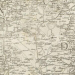 cca 1800 Vorstellung des Königreichs Ungarn nach den Poststationen für Reisende, Korabinsky in Pressburg, celluxos ragasztással, 40×43 cm - Image 4