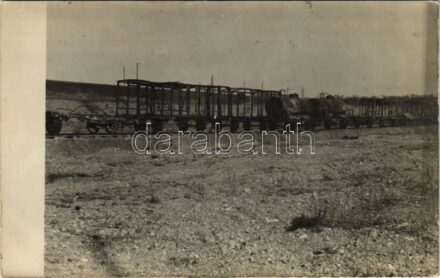 Zur Andenken an meine Kriegswanderungen in Ungarn (Siebenbürgen) 1916/17 / Első világháborús katonai fotó Erdélyből, vasútvonal / WWI Austro-Hungarian K.u.K. military, railway line in Transylvania. photo