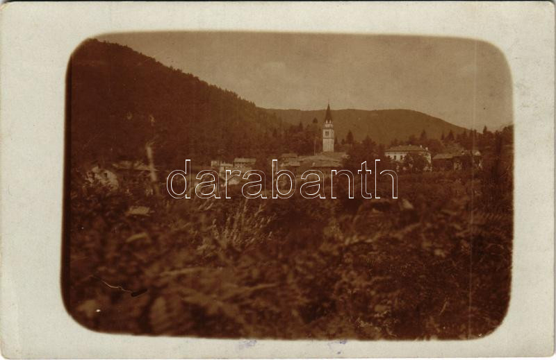 1915 Osztrák-magyar katonai fotó Erdélyből (?) / WWI Austro-Hungarian K.u.K. military photo from Transylvania. photo + 'K.u.K. Gebirgsbrigadesanitäts-Anstalt Nr. 15.' 'K.U.K. FELDPOSTAMT 306' (EK)